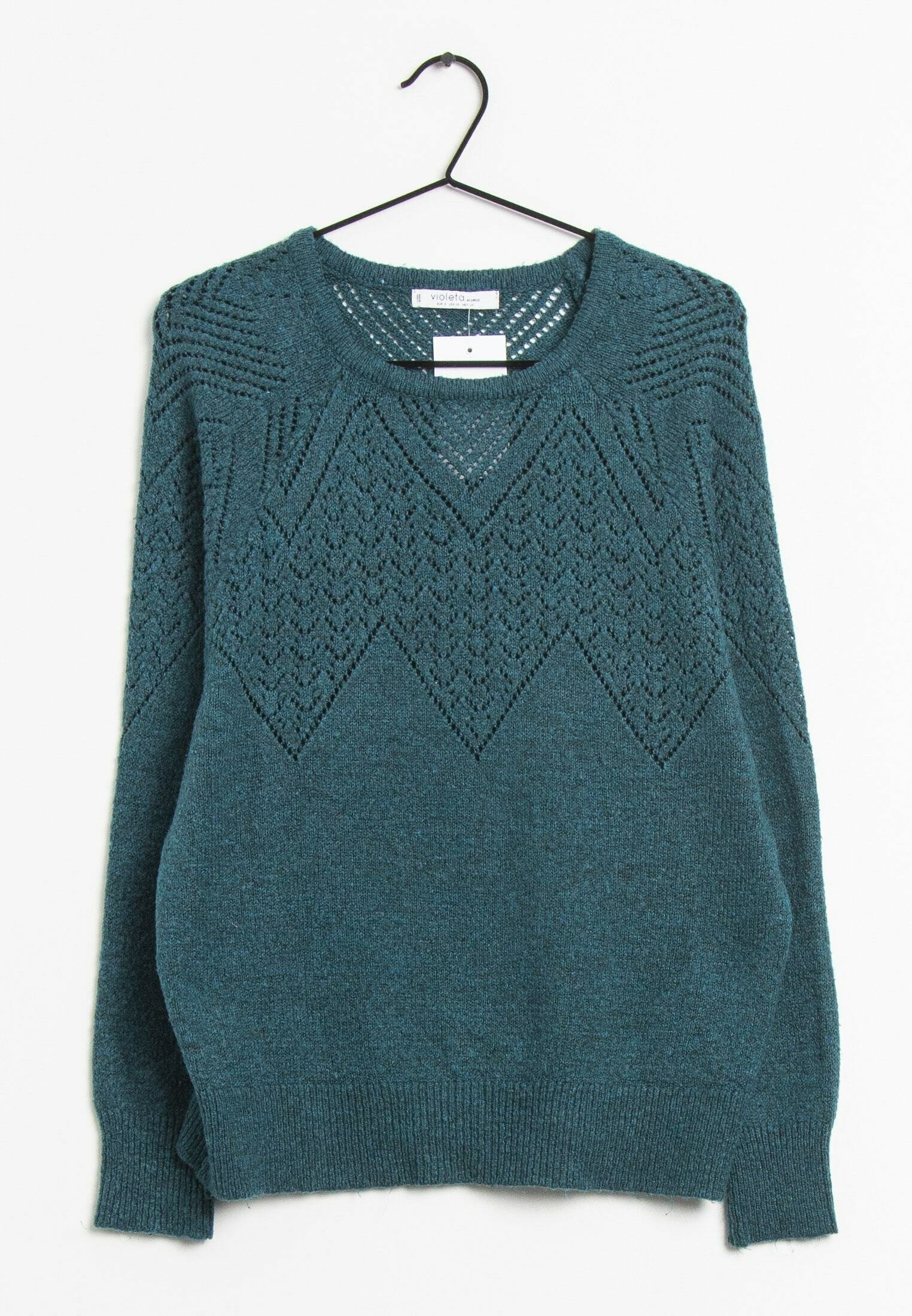 Violeta by Mango Jersey de punto - blue/azul - Zalando.es