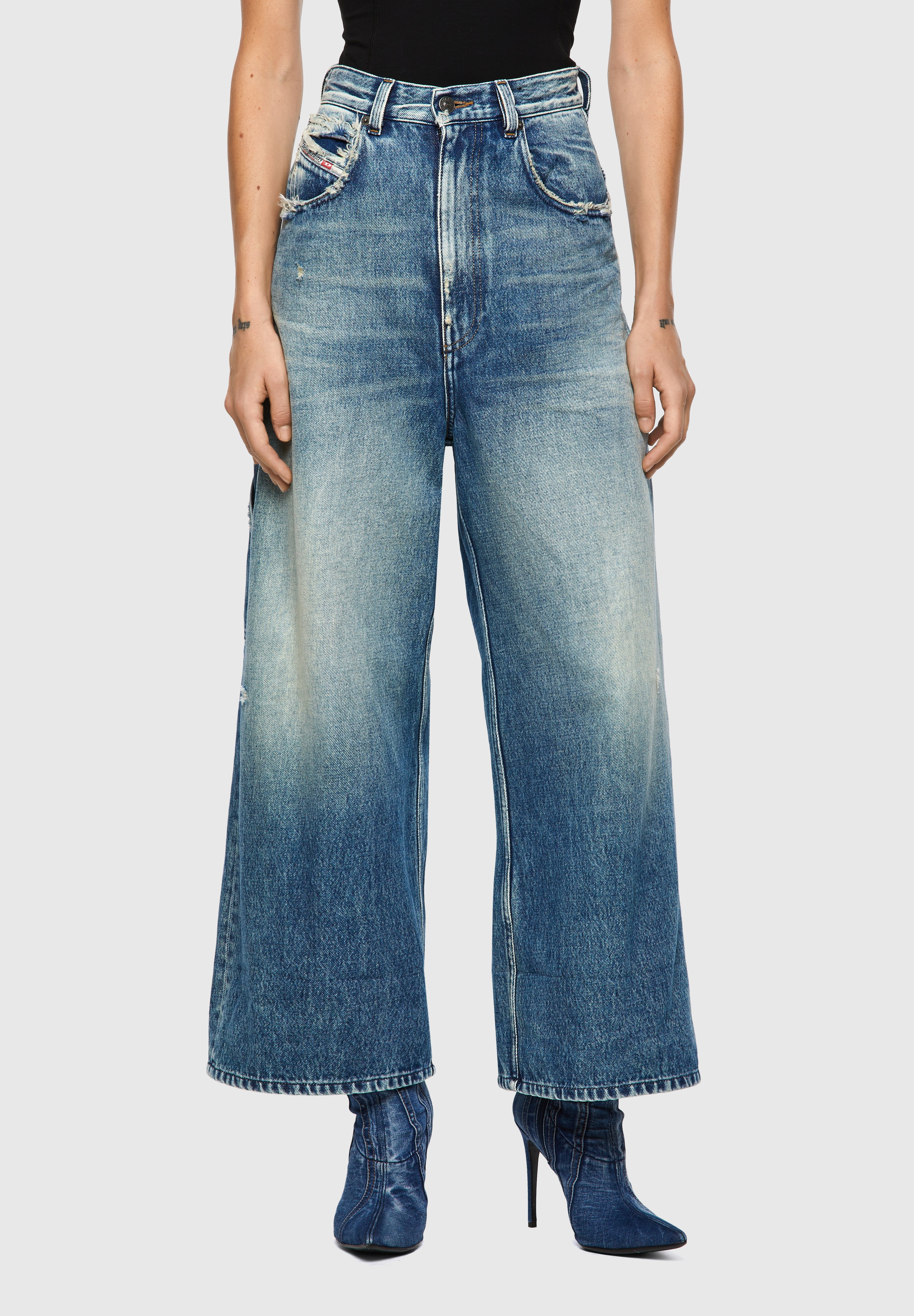 Diesel Jeans a zampa - medium blue/blu - Zalando.it