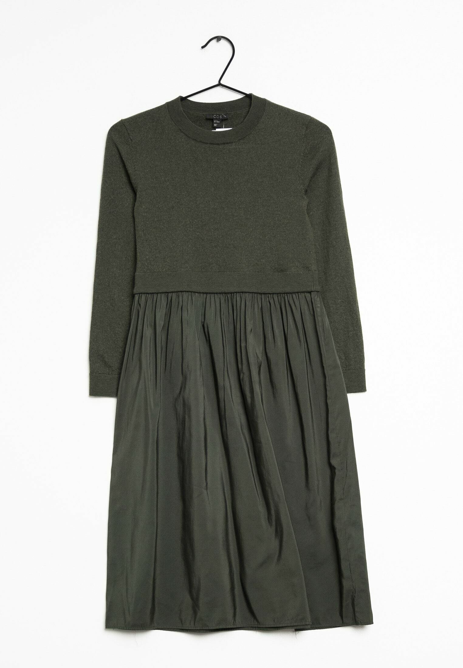 slim fit dress slacks COS Pleated Knitted Maxi Dress