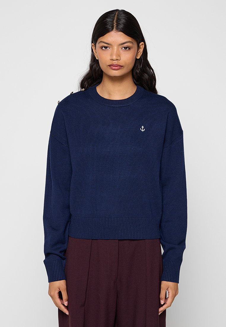 dreimaster Trui donkerblauw