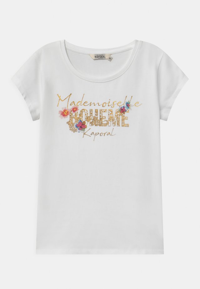FLORAL - Camiseta estampada - white