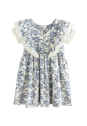 Laura Ashley REGULAR FIT - BROIDERIE  - Trikoomekko - cream blue arlo