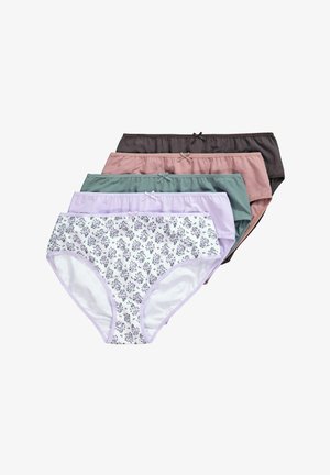 Ulla Popken, 5 PACK OF MIDI - FLORAL - Braguitas - delicate lavender