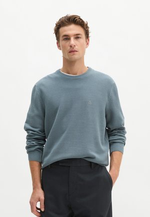 Marc O'Polo BASIC KNIT PULLOVERS LONGSLEEVE, REGULAR - Trui - black pepper