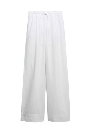 Marks & Spencer, DRAWSTRING WIDE LEG  - Pantalon classique - white