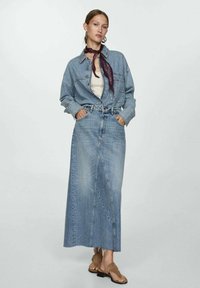 Mango Maxi sukně - blue