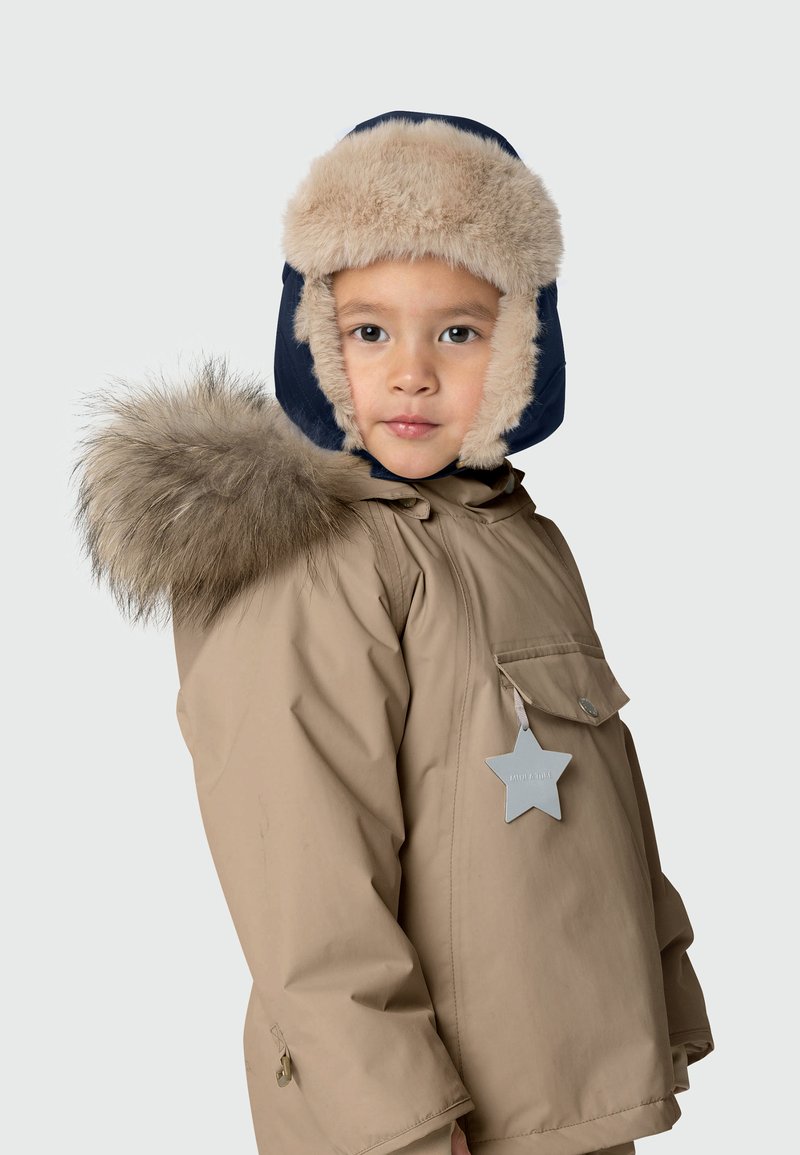 MINI A TURE CRISTER WINTER HOOD UNISEX - Pletena kapa - outer space