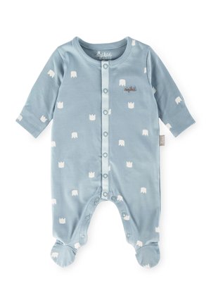 MIT FÜSSCHEN UND KLAPPBÜNDCHEN AN DEN ÄRMELN  - Sleep suit - blau