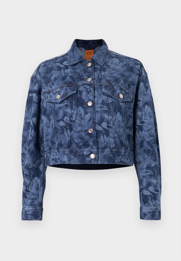 FLORAL LASER ICON  - Denim jacket - medium indigo4