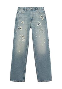 Mango Džínsy s rovným strihom - blue