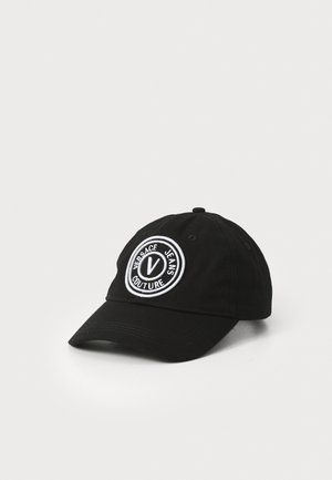 EMBORIDERY V EMBLEM UNISEX - Kepuraitė - black/white