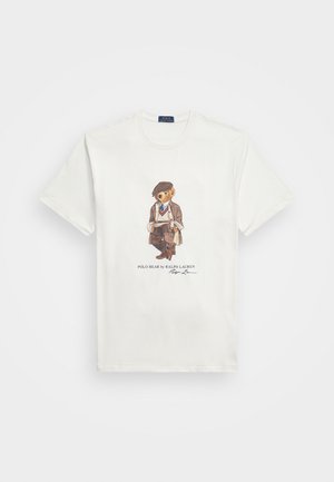 Polo Ralph Lauren Big & Tall POLO BEAR JERSEY T-SHIRT - T-shirt imprimé - deckwash white