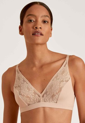 NATURAL SKIN LACE - Triangel BH - beige