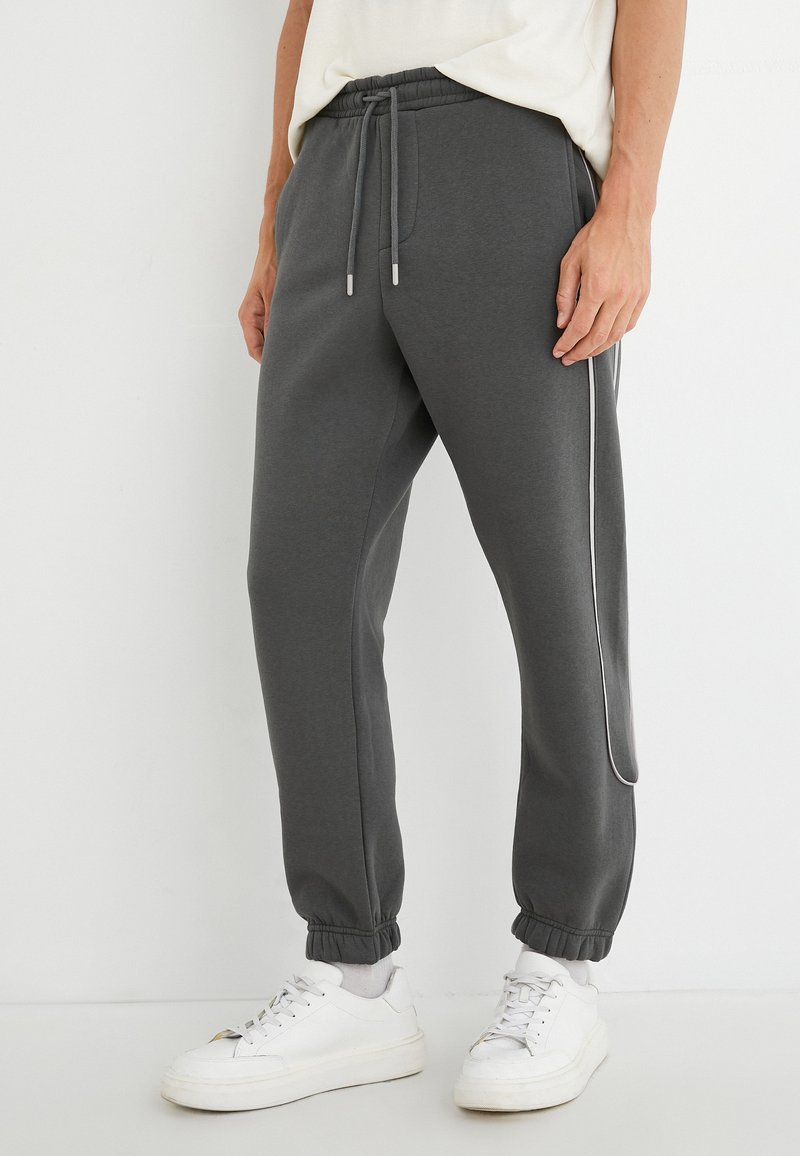 Koton DRAWSTRING SEAM DETAIL POCKET JOGGER Tracksuit bottoms grey