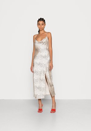 SALLY COWL NECK DRESS - Vestito lungo - wave leo