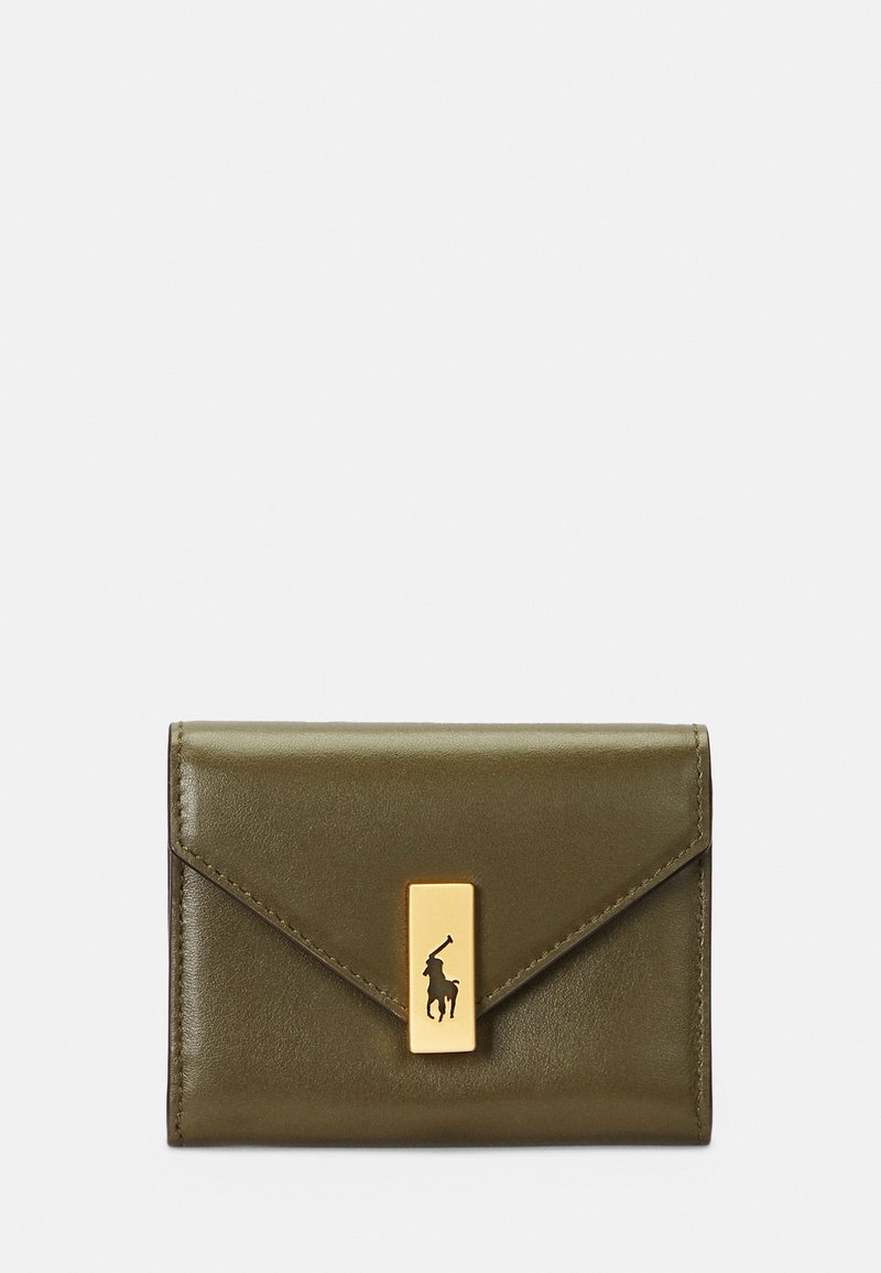 Polo Ralph Lauren POLO ID LEATHER FOLD OVER CARD CASE - Piniginė - hunting olive