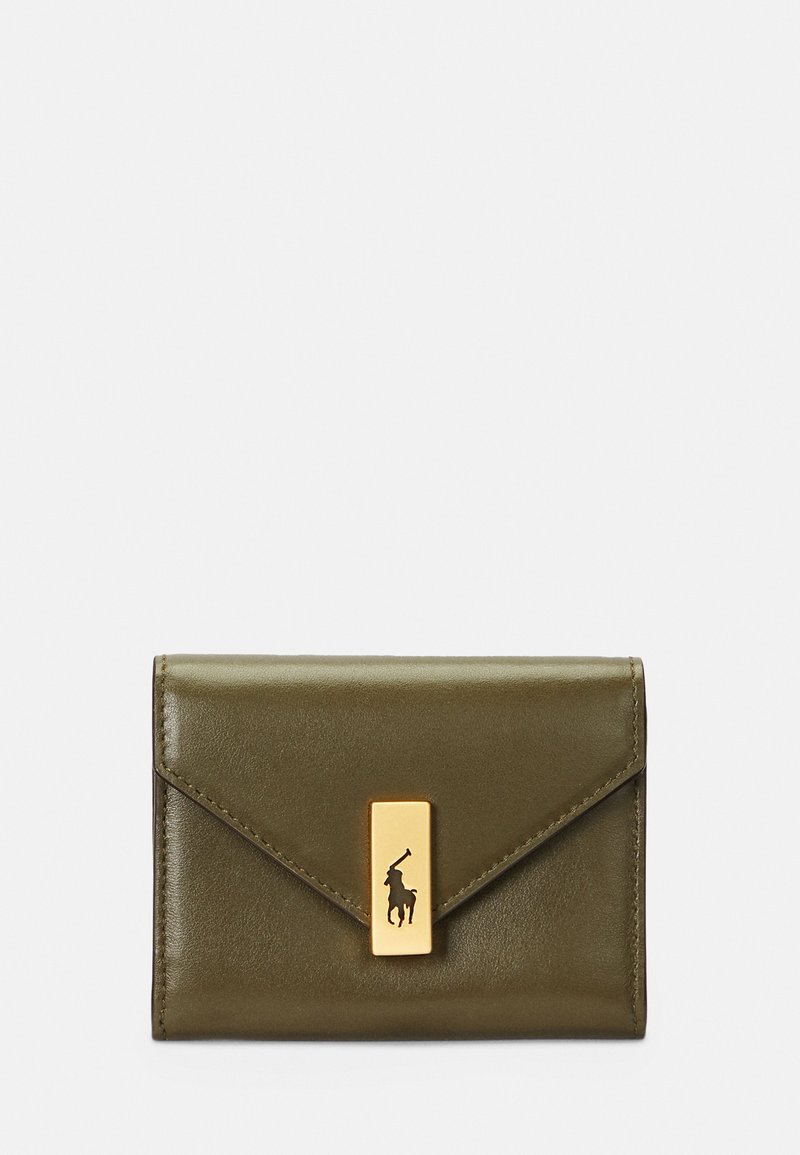 Polo Ralph Lauren - POLO ID LEATHER FOLD OVER CARD CASE - Geldbörse - hunting olive, Vergrößern