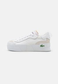 Lacoste - L004 PLATFORM  - Sporta apavi - white Miniatūras attēls 1