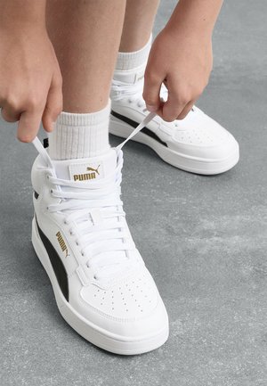 Puma CAVEN 2.0 MID JR UNISEX - Sneakers alte - puma white-puma black-gold