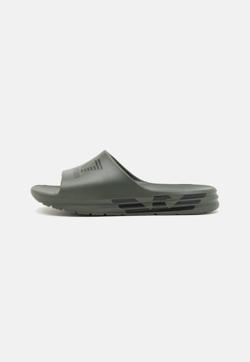 EA7 Emporio Armani Natikače za bazen - beetle/black