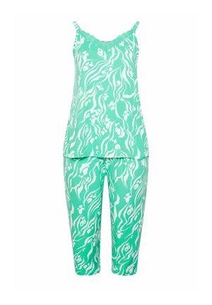 Yours Clothing, WOMEN'S NIGHTDRESSES & CHEMISES - Nattøj sæt - mint