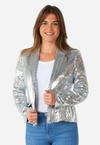 SEQUINS - Blazer - silver