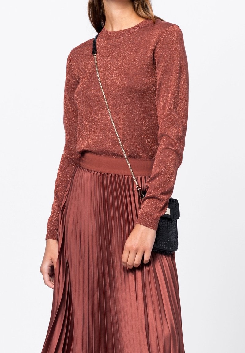 HALLHUBER Stickad tröja - brown