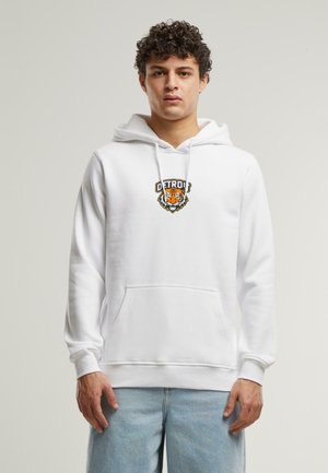 Mister Tee DETROIT TIGER HEAD - Luvtröja - white
