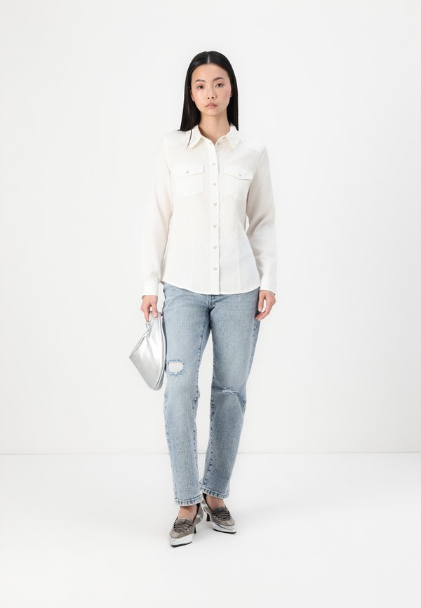 ALEXA - Button-down blouse - cloud dancer4