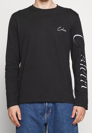 Long sleeved top - black