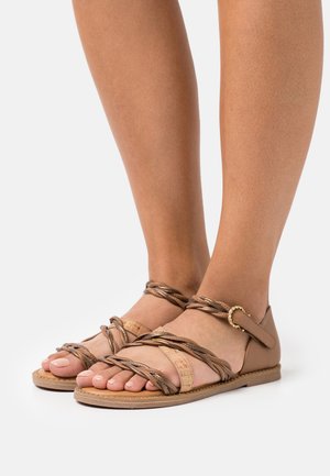 Sandals - cognac