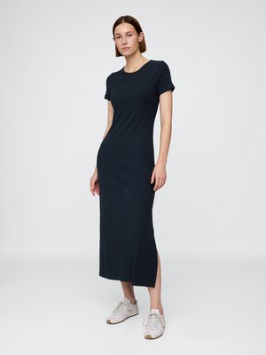 MODERN RIBBED MAXI - Robe en jersey - new classic navy