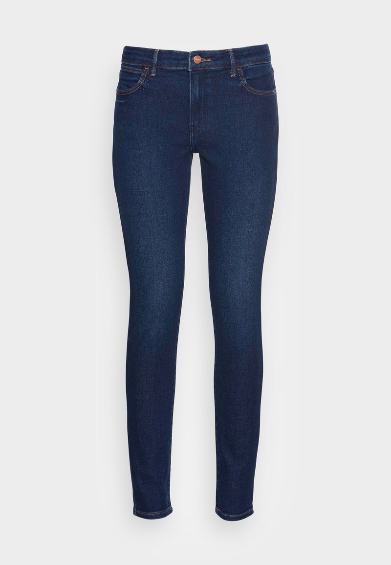 Wrangler Jeans Skinny Fit donkerblauw denim