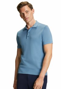 FALKE BASIC COTTON POLO - Polo - azure