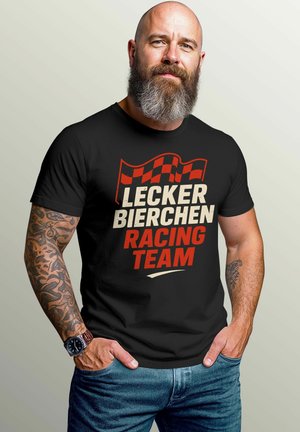Print T-shirt - schwarz