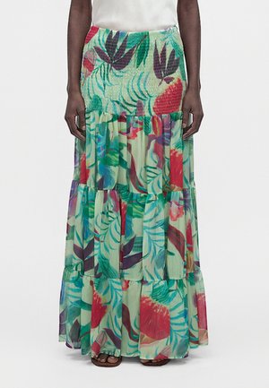 Stieglitz PEPPER SMOCK LONG SKIRT - Maxinederdele - multi-coloured