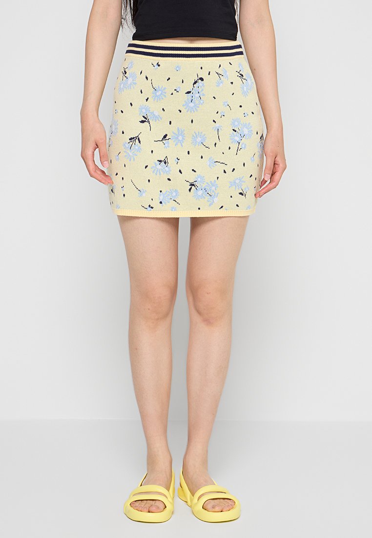 United Colors of Benetton Minirok geel United Colors of Benetton Minirok geel