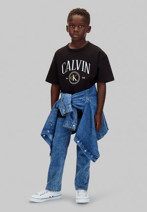 Calvin Klein Jeans, CALVIN KLEIN JEANS KIDS' GRAPHIC LOGO T-SHIRT - T-shirts print - pvh black