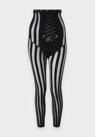 Sinead Gorey SEAMLESS HIGH WAISTED CAPRI - Leggingek - Nadrágok - black