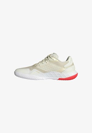 adidas Performance DEFIANT SPEED 2 - Chaussures de tennis toutes surfaces - owhite goldmt brired