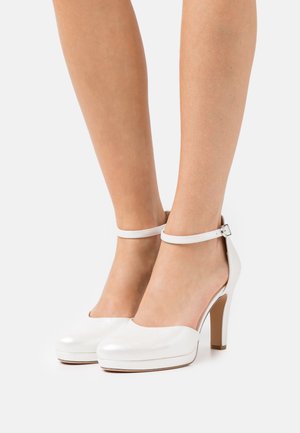 Scarpe con plateau - off-white