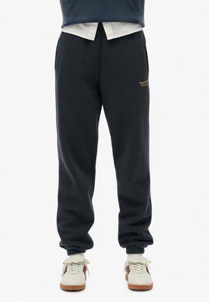 Superdry ESSENTIAL LOGO CUFFED JOGGERS - Træningsbukser - richest navy