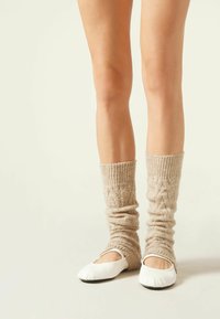 Calzedonia Stulpen - d  naturale melange treccia