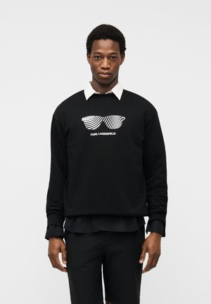 CREW NECK - Športni pulover - black