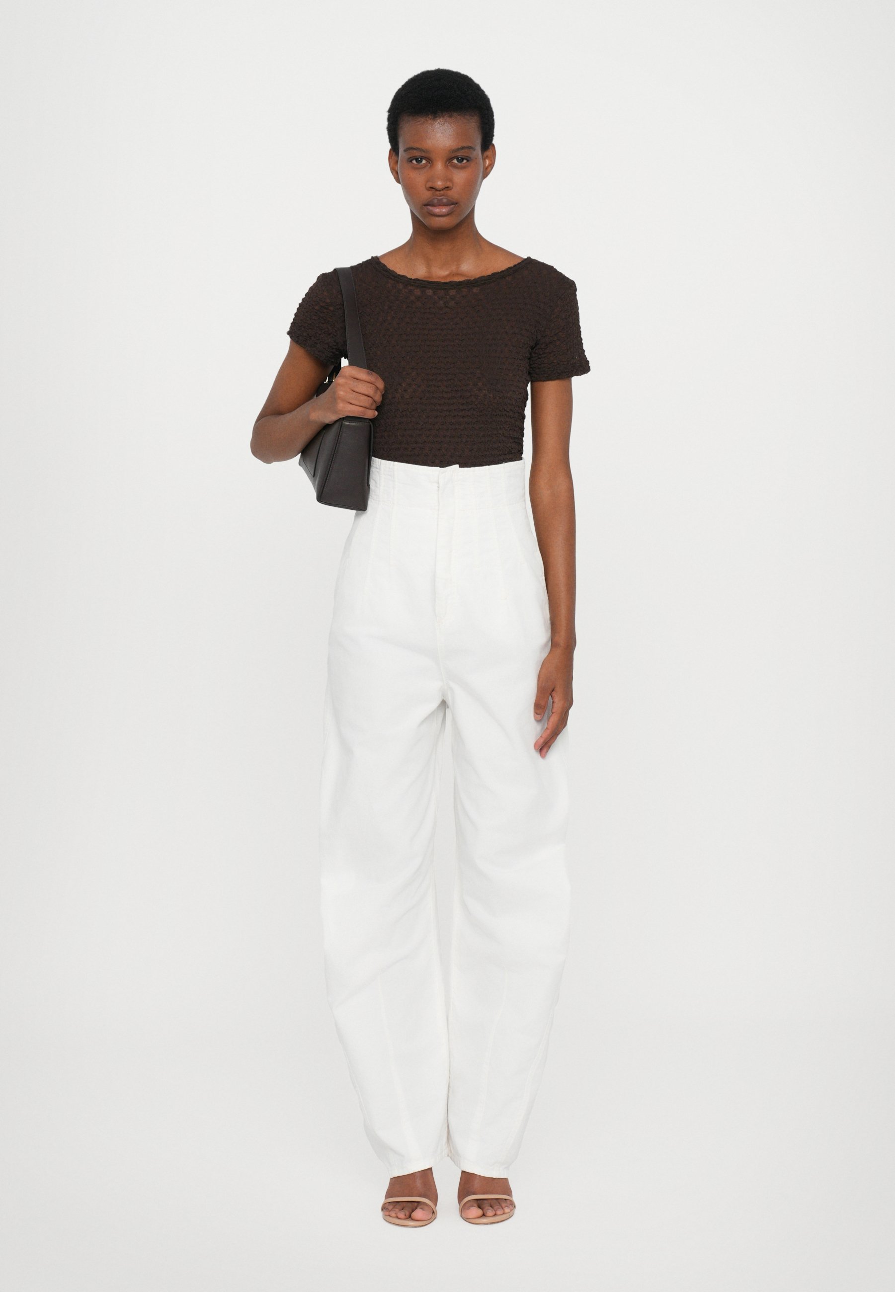 Sportmax UMANO - Trousers - white - Zalando.co.uk