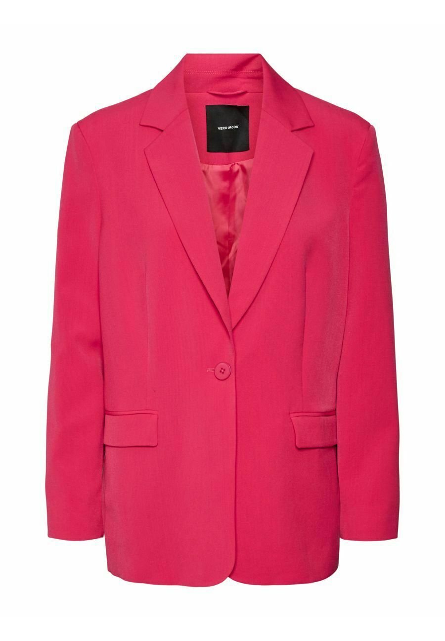 Vero Moda LANGER - Blazer - love potion\/donkerroze - Zalando.nl
