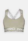 BRA - Light support sports bra - light army/white