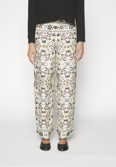 Tory Burch PANT - Παντελόνι - ivory pisces dream