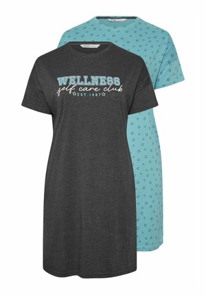 2 PACK WELLNESS STAR PRINT - Nattrøjer / negligé - blue