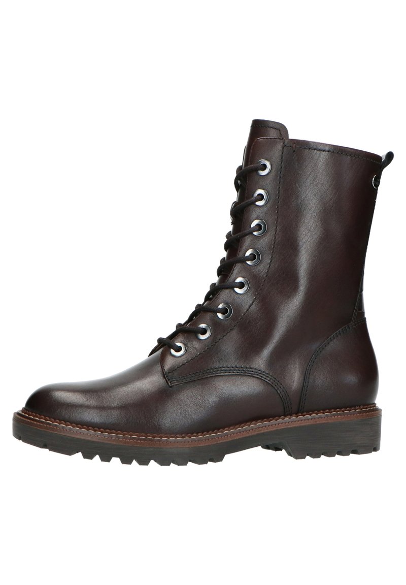 Damen Ankle Boots | Manfield Schnürstiefelette braun - LY47108 Damen Ankle Boots | Manfield Schnürstiefelette braun - LY47108